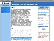 Tablet Screenshot of britishislesdna.com